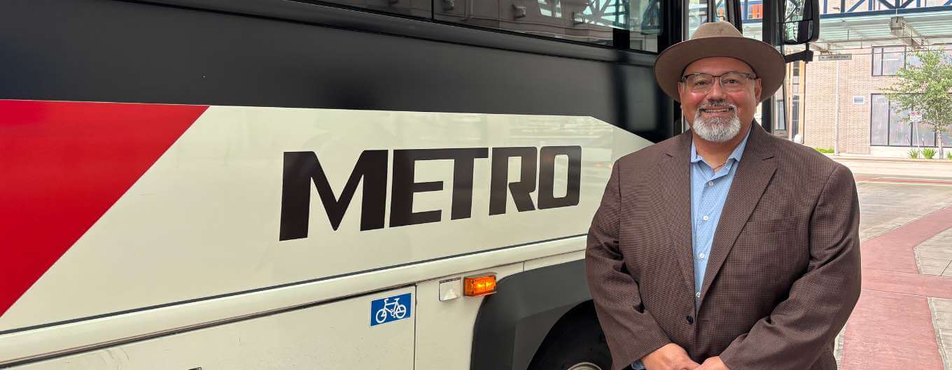 Israel Garcia, Interim Vice President of Bus Operations, has been with METRO for 31 years.